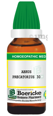 Boericke Abrus Precatorius Dilution (30ml Each) 30 Boericke Abrus Precatorius Dilution (30ml Each) 30