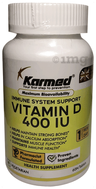 Karmed Vitamin D 400IU Tablet