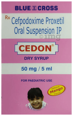 Cedon 50mg Dry Syrup Delicious Mango