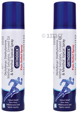 PIL Orthodex Pain Relief Spray - Instant Relief From Pain, Inflammation & Sports Injuries