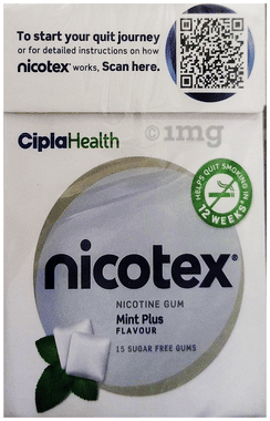 Nicotex Nicotine Gum Mint Plus Sugar Free