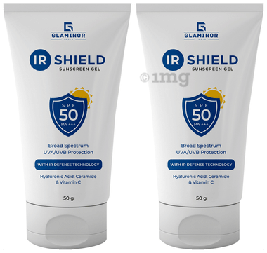 Glaminor IR Shield Sunscreen Gel (50gm Each)