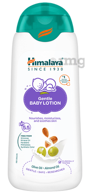 Himalaya Gentle Baby Lotion with Almond & Olive Oil | Nourishes & Moisturises Baby's Skin | Paraben-Free