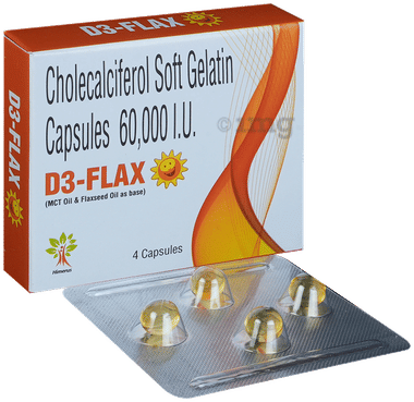 D3 Flax 60K Capsule