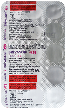 Brivasure 25mg Tablet