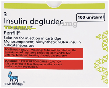 Tresiba 100 Units/ml Penfill (3ml Each)