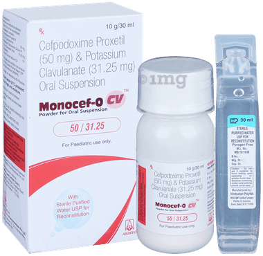 Monocef-O CV 50/31.25 Dry Syrup