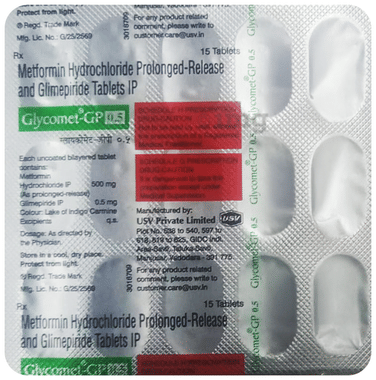Glycomet-GP 0.5 Tablet PR