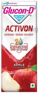 Glucon-D Activon Ready to Serve Fruit Beverage Apple