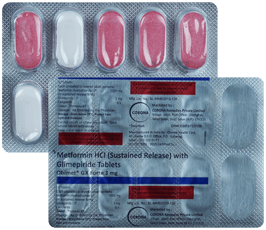 Obimet GX Forte 3mg Tablet SR