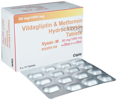 Vysov-M 50mg/1000mg Tablet