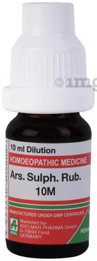 ADEL Ars. Sulf Rub. Dilution 10M ADEL Ars. Sulf Rub. Dilution 10M