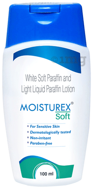 Moisturex Soft Paraffin & Light Liquid Paraffin Lotion | Derma Care | Paraben-Free