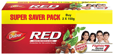 Dabur Dabur Red Toothpaste (150gm Each) Super Saver Pack
