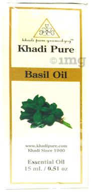 Khadi Pure Basil Essential Oil