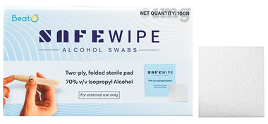 BeatO Safe Wipe alcohol Swab BeatO Safe Wipe alcohol Swab