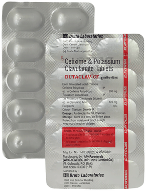 Dutaclav-CF 200mg/125mg Tablet