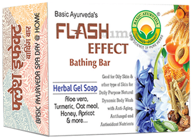 Basic Ayurveda Flash Effect Bathing Bar Basic Ayurveda Flash Effect Bathing Bar