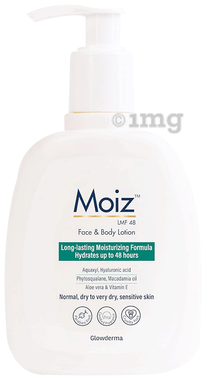 Moiz Lmf 48 Face & Body Lotion | Paraben, Fragrance & Cruelty-Free | Derma Care | For Normal, Dry to Very Dry, Sensitive Skin