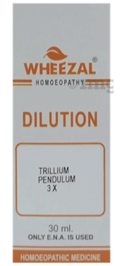 Wheezal Trillium P. Dilution 3X Wheezal Trillium P. Dilution 3X
