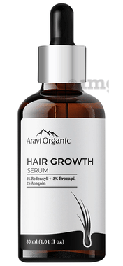Aravi Organic Organic Hair Growth Serum With 3% Redensyl, 2% Anagain, 2% Procapil Serum Aravi Organic Organic Hair Growth Serum With 3% Redensyl, 2% Anagain, 2% Procapil Serum