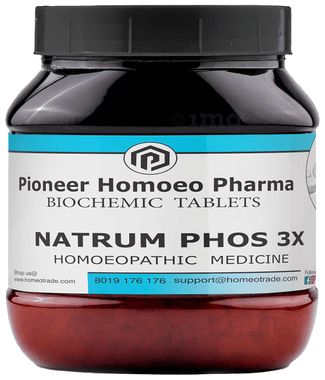 Pioneer Pharma Natrum Phos 3X Biochemic Tablet Pioneer Pharma Natrum Phos 3X Biochemic Tablet