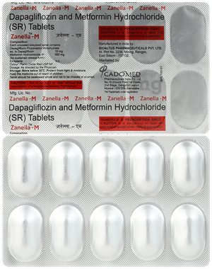 Zanella M 10mg/500mg Tablet
