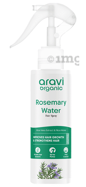 Aravi Organic Rosemary Water Hair Spray For Hair Growth - Reducing Hair Fall Aravi Organic Rosemary Water Hair Spray For Hair Growth - Reducing Hair Fall