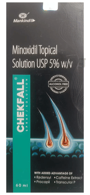 Chekfall 5% Topical Solution Paraben Free