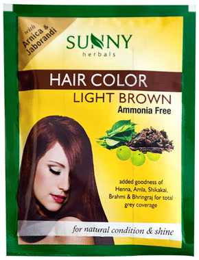 Sunny Herbals Hair Color Light Brown Sachet