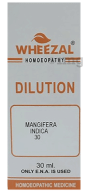 Wheezal Mangifiera Indica Dilution 30 Wheezal Mangifiera Indica Dilution 30