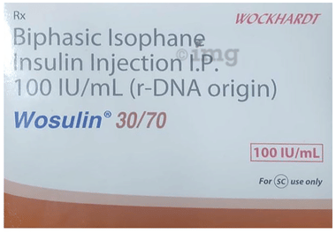 Wosulin 30/70 Injection (Each 3ml)