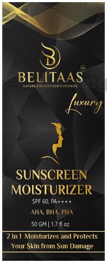 Belitaas Sunscreen Moisturizer SPF 60 PA++++