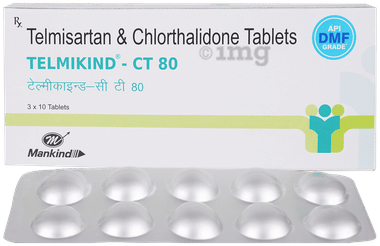 Telmikind CT 80mg/12.5mg Tablet