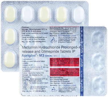 Apriglim-M 3 Tablet PR
