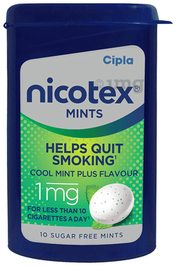 Nicotex 1mg Mints Sugar Free Cool Mint Plus