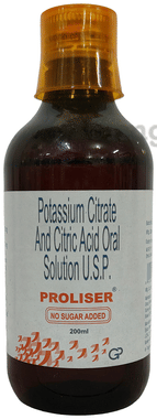 Proliser Syrup Sugar Free