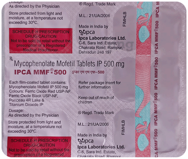 IPCA MMF 500 Tablet