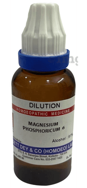 Sett Dey Magnesium Phosphoricum Dilution 6