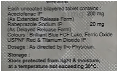 Freenac RB 200mg/20mg Tablet