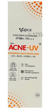 New Acne-UV Advanced Light Protection Sunscreen Silicone Gel SPF 30+ PA+++