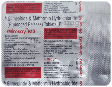 Glimsay M 3 Tablet PR