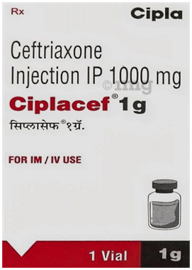 Ciplacef 1gm INJECTION