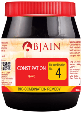 Bjain Bio-Combination No.04 (Constipation) Tablet Bjain Bio-Combination No.04 (Constipation) Tablet