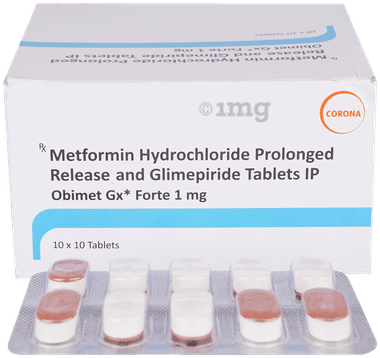 Obimet GX Forte 1mg Tablet PR