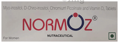 Normoz Tablet with Myo-Inositol, D-Chiro-Inositol, Chromium & Vitamin D2
