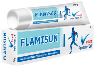 Flamisun Pain Relief Gel from Back Pain, Neck Pain, Knee Pain, Joint Pain, Sprains, Injury