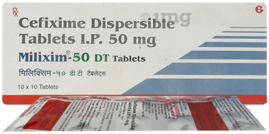 Milixim 50mg Tablet DT