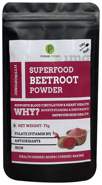 Poddar Farms Hydroponic Beetroot Powder