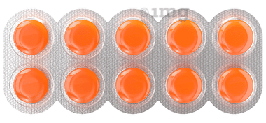 Crocin Cof & Throat Lozenges Orange